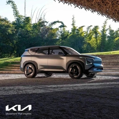 純電動KIA EV5 2023 顧客によるベスト・ベスト・ブルー・スーヴェン・エナジー・車両